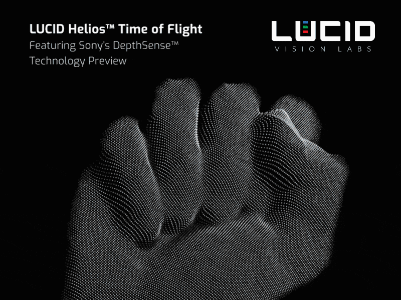 LUCID将预览Helios,飞行时光相机,其特点是Sony DepthSense ToF