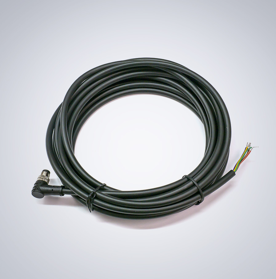 M8 GPIO 8-pin Cable [Right Angle, Down] - 5.0m