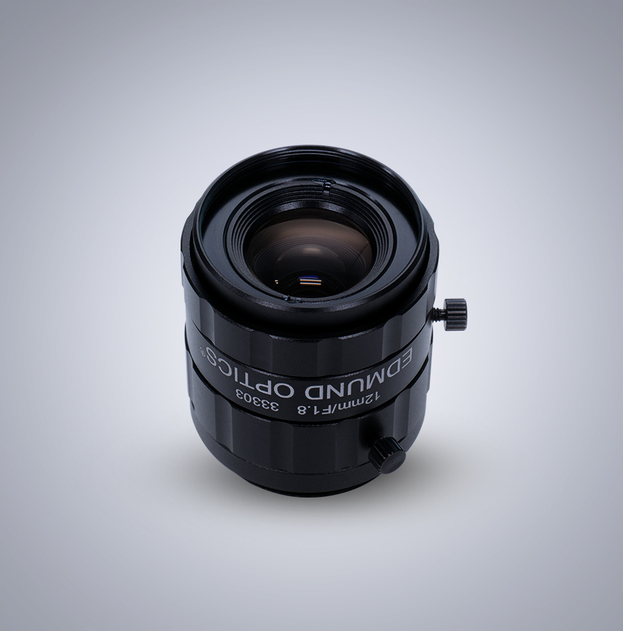 Edmund Optics C-Mount 1/1.8″ 12mm f/1.8 (UC Series) 镜头