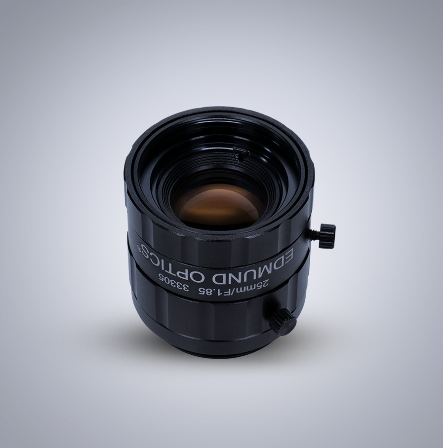 Edmund Optics C-Mount 1/1.8″ 25mm f/1.85 (UC Series) 镜头