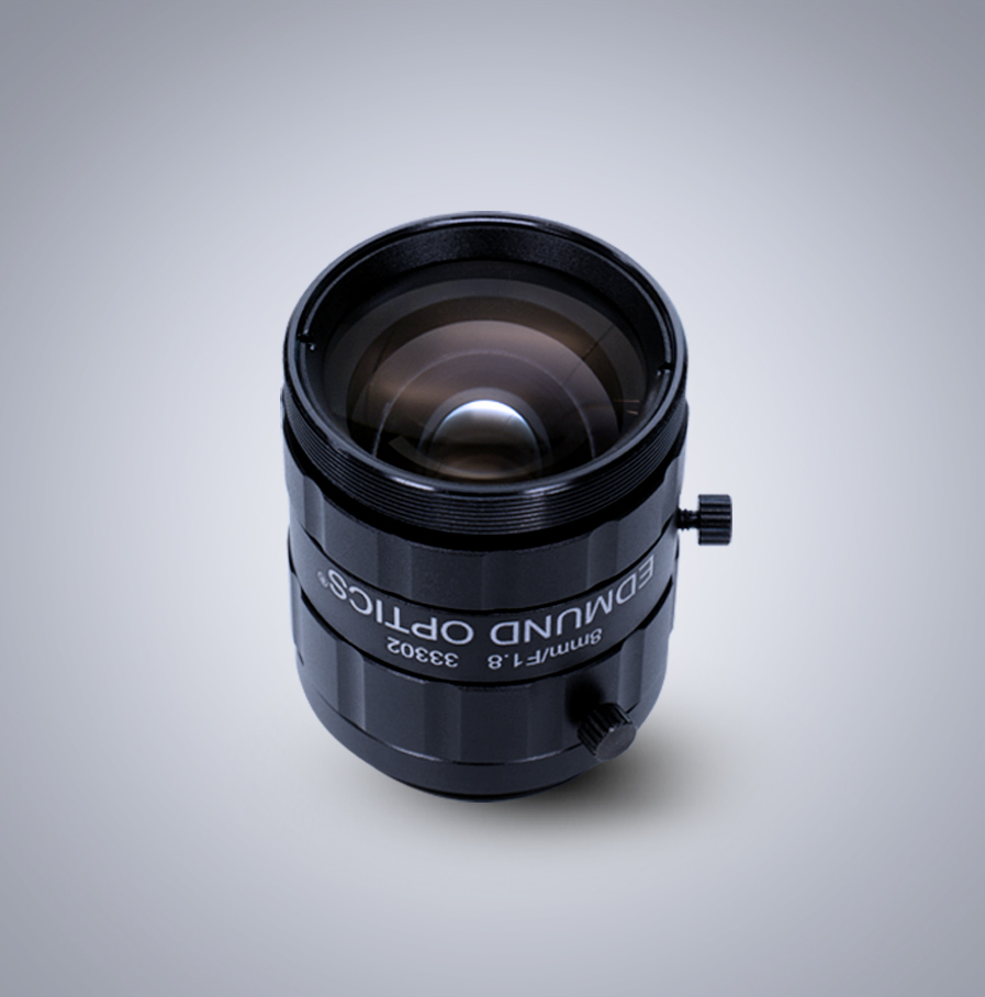 Edmund Optics C-Mount 1/2″ 8mm f/1.8 (UC Series 镜头)