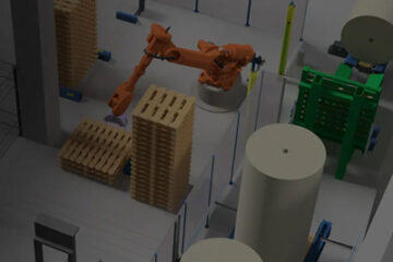 3D飞行时间相机辅助机器人托盘堆垛系统