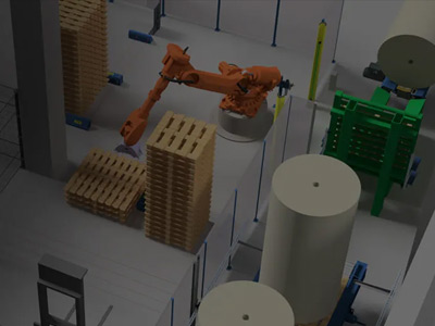 3D飞行时间相机辅助机器人托盘堆垛系统