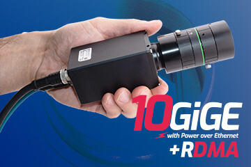 2025年6月11日 – LUCID Vision Labs 宣布推出 Triton10 相机系列，搭载最高 24.5 MP 的索尼 CMOS 传感器，并在紧凑型 IP67 设计中实现高速 10GigE RDMA 数据传输。