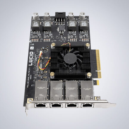 LUCID 4端口 10G/1G RDMA PoE+（端口隔离）主机通道适配器（HCA）网卡