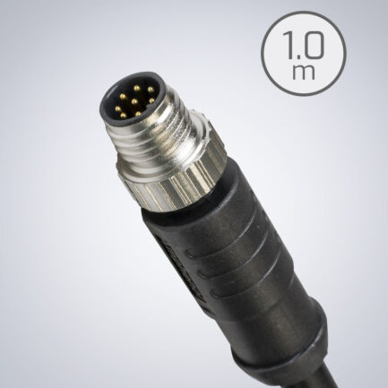 M8 GPIO 8针电缆（Amphenol）– 1.0米