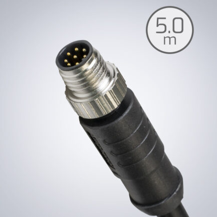 M8 GPIO 8针电缆（Amphenol）– 5.0米